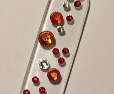 Czech Glass Nail File & SWAROVSKI Crystals