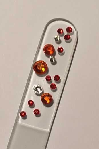 Czech Glass Nail File & SWAROVSKI Crystals