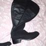 Fitzpatrick Shoes Black Suede Boots Image 2