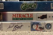 Christmas VHS Bundle The Grinch Jack Frost Miracle on 34th Street