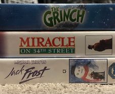 Christmas VHS Bundle The Grinch Jack Frost Miracle on 34th Street