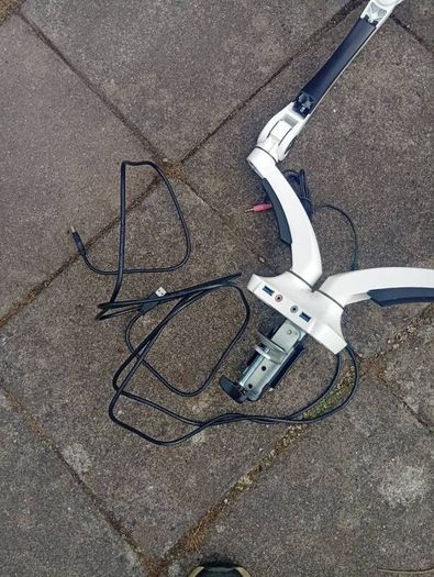 double monitor mount
