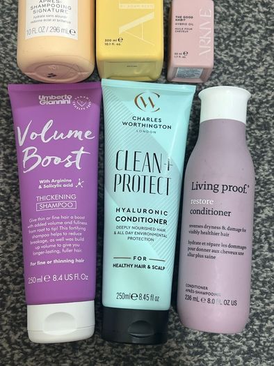 Umberto giannini, Kristin ess, arkive, Charles worthington , living proof hair care products brand new full size