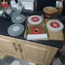 stone and aluminium oxide 8 inch wheels and wire wheel Image 2