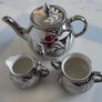 Teapot Set 1950s Lustre Ware Image 6