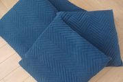 4 velvet cushions