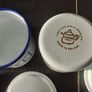 USED Enamel Tea, coffee, sugar caddies / canisters bundle Image 2