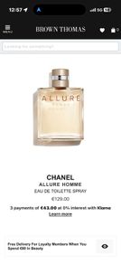 CHANEL Allure Homme 100ml parfum for him