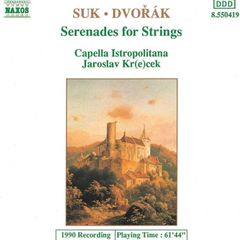 Suk. Dvorak. Serenades for Strings. CD. Free Postage!
