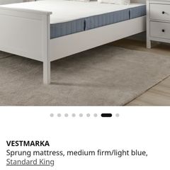 king mattress, Ikea vestmarka sprung