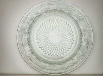 antique glass plate