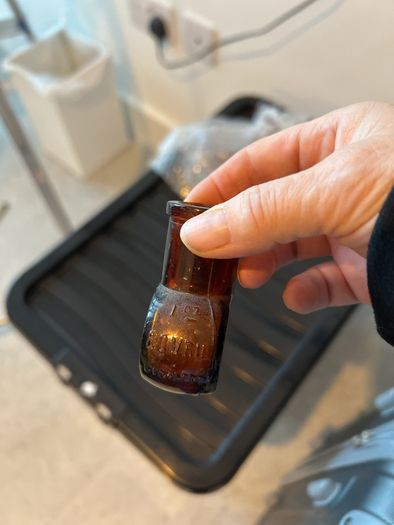glass bottle
