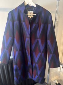 Blue fashion coat (Jasper Conran)