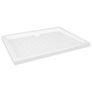 Shower Base Tray with Dots White 90x70x4 cm ABS Image 2