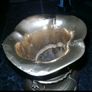 Antique Chinese heavy brass vase Image 4