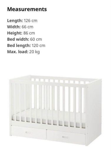 ikea crib