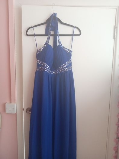 Navy blue debs/ ball gown dress