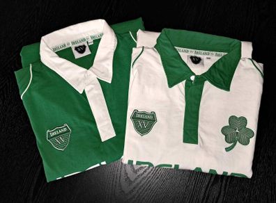 ..PRICE DROP.. Pair of Ireland Rugby Polo Shirt Men's - size XXL -  XV Short Sleeve 100% Cotton