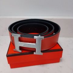 Hermes reversible leather belt