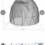 Deluxe Clear Tinted 3m(10ft) Extremely Strong Structure for Irish weather Dome Igloo Glamping Image 7