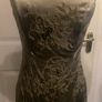 Warehouse grey satin embroidered dress uk 8 Image 2