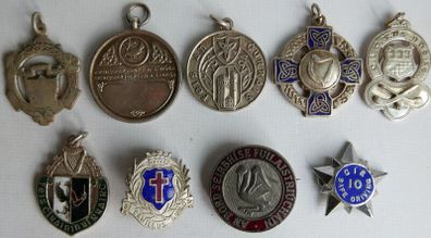 Vintage Medals (Sterling Silver and Silver Plated)