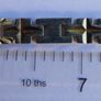 Vintage gold-plated stainless steel bracelet length 8" Image 8