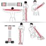 Tummy Trimmer Hand Gripper Chest Expander COVVY 3 in 1 Pull-up Bars Spring Exerciser Elastic Sit Up Pull Rope Home Fitness Equipment Image 5