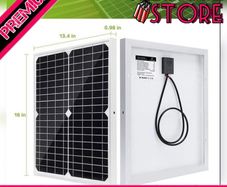 20W 12V Solar Panel kit Battery Charger Maintainer + 10A PWM Solar Charge Controller +Solar Cable for Car RV Marine Boat 12 Volt Battery Off Grid (FREE POSTAGE)