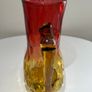 Victorian Amberina Art Glass Pitcher Jug.  Hand Blown c.1885 to 1900 Image 9