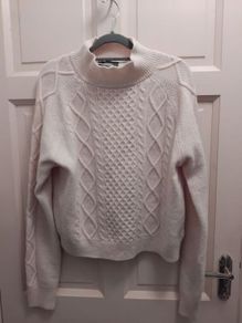 cream knit jumper 12 to 14