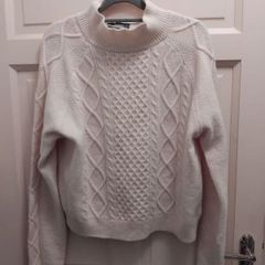 cream knit jumper 12 to 14