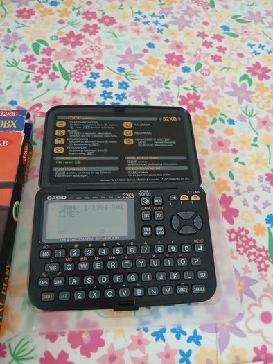 Vintage casio digital diary