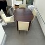 solid wood extendable dining table Image 9