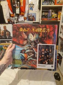 Iron Maiden Virtual XI Record & Original Promo Photo