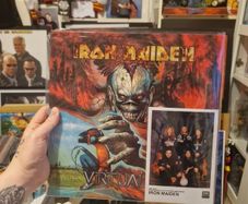 Iron Maiden Virtual XI Record & Original Promo Photo