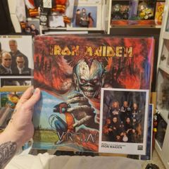 Iron Maiden Virtual XI Record & Original Promo Photo