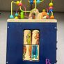 B. toys Zany Zoo Wooden Activity Cube Assortment Image 3