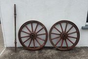 3 ft Donkey Cart Wheels and axel