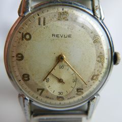 Vintage REVUE Thommen. Circa 1945..Caliber 59. Swiss Made (works ok)