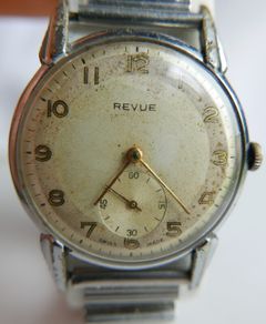 Vintage REVUE Thommen. Circa 1945..Caliber 59. Swiss Made (works ok)