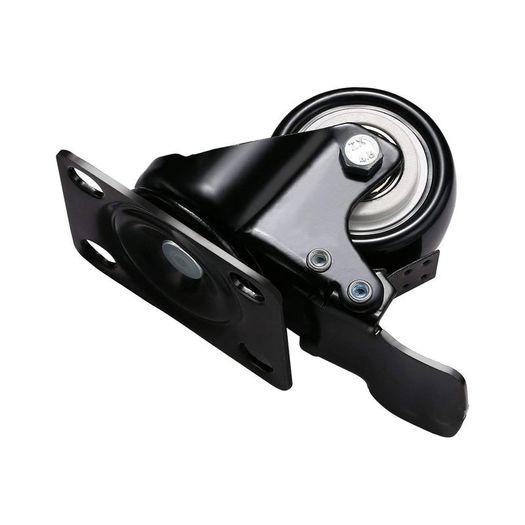 Castor Wheels with Brake Heavy Duty Swivel Wheels for Furniture 50mm + Screws 200KG
