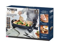 Cerasure and Copper Electric Skillet.