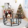 NEW SALE | Dog Pen, 8 Panel Puppy Pen with Door, High 60cm Indoor/Outdoor Dog Playpen Image 5
