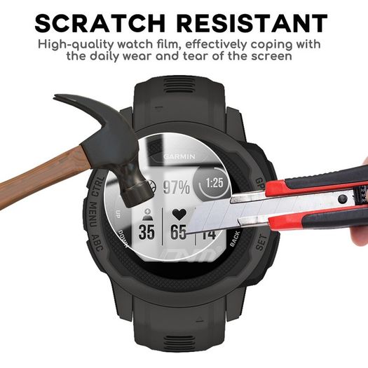 9H Tempered Glass for Garmin Instinct 2  Smart Watch Screen Protector Glass Film for Instinct 2