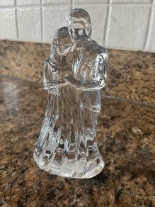 waterford crystal antique bride @ groom