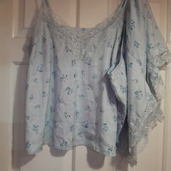 H&M satin sheer pyjama set