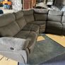 Dark grey corner sofa electric recliner couch Image 2