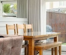 Kitchen Table, 4 Chairs and Bench and Glass Cover for Table