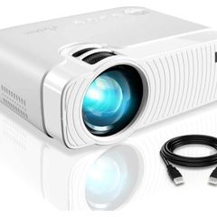 Home theatre projector, 100inch screen and cable adapters